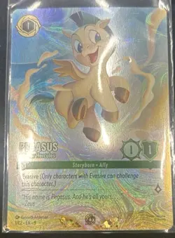 DLC Pegasus - Gift for Hercules - Foil Promo 1/C2 EN9 Disney Lorcana - Image 1