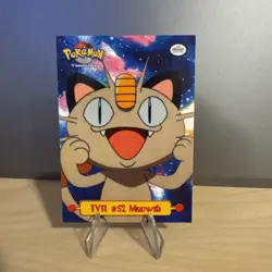 Pokemon TCG TV11 #52 Meowth Topps TV Animation Puzzle Edition NM - Image 1