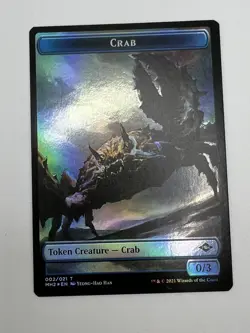 Crab Clue Token NM* FOIL Modern Horizons 2 ENGLISH 002/021 MTG - Image 1