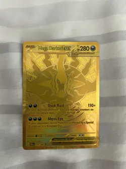 Pokemon TCG Mega Darkrai EX HYPER GOLD RARE -NM PACK FRESH - Image 1