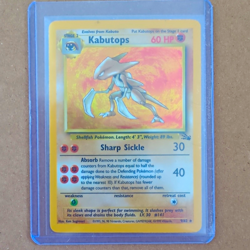 Pokemon TCG Kabutops 9/62 Fossil Unlimited Holo Rare English 1999 - Image 1