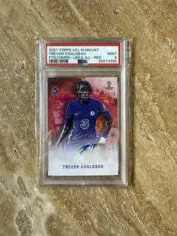 Trevoh Chalobah 2021 Topps UCL Future Champions RC AUTO Red /10 PSA 9 Chelsea - Image 2