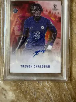Trevoh Chalobah 2021 Topps UCL Future Champions RC AUTO Red /10 PSA 9 Chelsea - Image 5