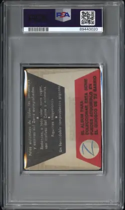 1958 Argentina Zorro Paper Pack Walt Disney PSA 8 NM-MT Only 6 Graded Higher - Image 2