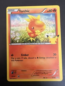 Pokemon TCG Torchic McDonald's Promos 11/25 Holo Promo Promo - Image 1