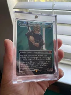 Cloud, Midgar Mercenary (Borderless) (Surge Foil) Final Fantasy Foil NM - Image 3
