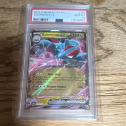Salamence ex PSA 10 Journey Together 2025 #114 JTG En - Image 1