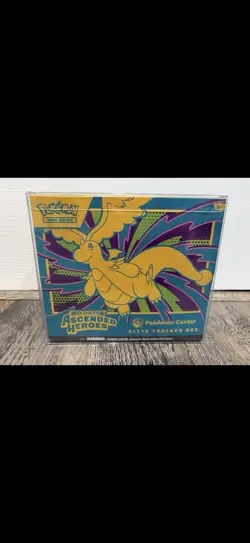 Pokemon Center Elite Trainer Box Mega Evolution Ascended Heroes Sealed No Rips! - Image 1