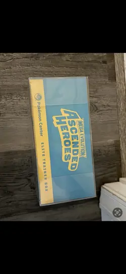 Pokemon Center Elite Trainer Box Mega Evolution Ascended Heroes Sealed No Rips! - Image 4
