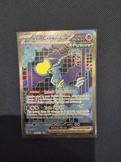 Pokemon Trading Card Game TCG Prismatic Evolutions Iron Crown Ex 158/131 SIR - Image 1