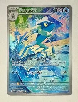 Frogadier 089/086 Illustration Rare ME04: Chaos Rising Pokemon - Image 1