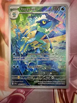 Pokemon Frogadier 089/086 ME04: Chaos Rising Illustration Rare - Image 1