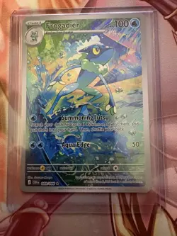 Pokemon Frogadier 089/086 ME04: Chaos Rising Illustration Rare - Image 3