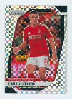 2024-25 Nikola Milenkovic Panini Prizm Lucky Envelopes Nottingham Forest 7/8 - Image 1