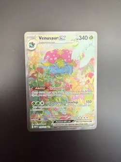 Pokemon TCG Venusaur EX Holo Special Illustration Rare Card SV-151 198/165 - Image 1