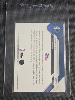 2025-26 Topps Now Cooper Flagg Rookie Of The Year ROTY True Gold Foil 24/50 SSP - Image 2
