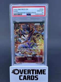 2024 ONE PIECE CHAMPIONSHIP 2024 EVENT PACK #044 SABO PSA 10 - Image 1