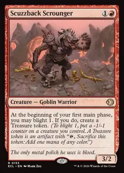 [MTG] Scuzzback Scrounger (Foil) (0153) (ECL) NM - Image 1