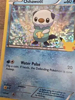 Pokemon Oshawott TCG Holo Promo Card 21/25 McDonald's Promos 25th Anniversary - Image 2