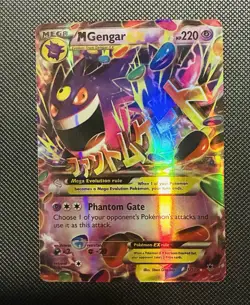 Pokemon TCG XY: Phantom Forces Mega M Gengar EX Holo Card 35/119 - Image 1