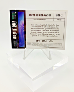 2026 Topps Chrome - Jacob Misiorowski Big Ticket Players #BTP-2 (RC) - Image 2