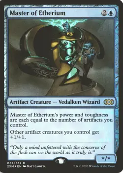 MTG Master of Etherium (057) *Foil* Base Rare Double Masters MT/NM Free Shipping - Image 1