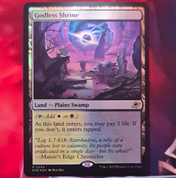MTG Godless Shrine Foil Rare #0254 Edge of Eternities - Image 1