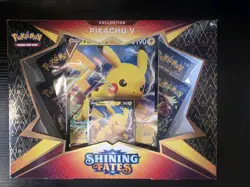 Pokemon TCG Shining Fates Pikachu v Collection Box Factory Sealed - Image 3