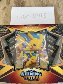 Pokemon TCG Shining Fates Pikachu V Collection Box Brand New Sealed - Image 1