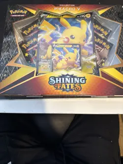 Pokemon TCG Shining Fates Pikachu V Collection Box Brand New Sealed - Image 2