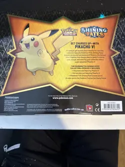 Pokemon TCG Shining Fates Pikachu V Collection Box Brand New Sealed - Image 3