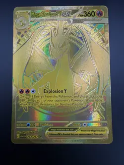 Pokemon Mega Charizard Y EX 294/217 Gold Hyper Rare Ascended Hero’s English - Image 1