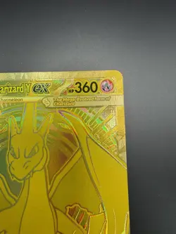 Pokemon Mega Charizard Y EX 294/217 Gold Hyper Rare Ascended Hero’s English - Image 3