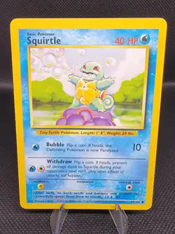 Pokemon Squirtle | Base Set | 63/102 | Unlimited | LP - Image 1