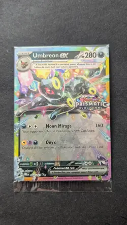 Umbreon ex SEALED Prismatic Evolutions Stamped Promo 060/131 Pokemon Card - Image 1