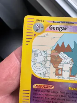 Gengar 10/144 Skyridge Regular Non-Holo Rare Pokemon TCG Nintendo NM - Image 2