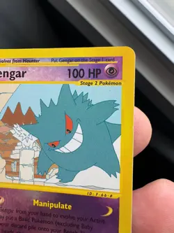 Gengar 10/144 Skyridge Regular Non-Holo Rare Pokemon TCG Nintendo NM - Image 3