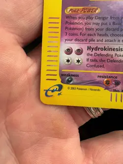 Gengar 10/144 Skyridge Regular Non-Holo Rare Pokemon TCG Nintendo NM - Image 4