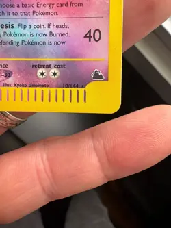 Gengar 10/144 Skyridge Regular Non-Holo Rare Pokemon TCG Nintendo NM - Image 5