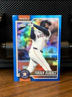Yordan Alvarez - 2026 Topps Chrome True Blue /150 #3 - Houston Astros - Image 1