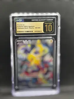 Pikachu ex 001/030 2023 World Championships Yokohama CGC Pristine 10 - Image 2