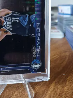2025-26 Topps Chrome #42 Klay Thompson Black Basketball Refractor 9/10 Mint - Image 5