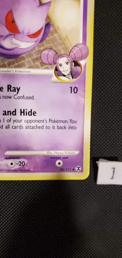 👻 Gengar GL 👻 40/111 - NON-HOLO - Rising Rivals Platinum SP - Pokemon CARD - Image 4