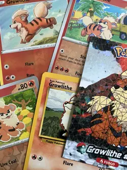 Growlithe Lot - Reverse Holo & Regular - Near Mint - Pokemon TCG - Image 1