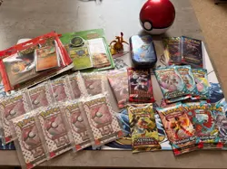 Pokemon Sealed Pack Job Lot 27 Packs TCG Cards English - Image 2