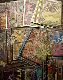 Pokemon TCG Lot English EX, V, VSTAR,VMAX(SWSH/SV/ME Era) All NM/LP+ *124 Cards* - Image 2