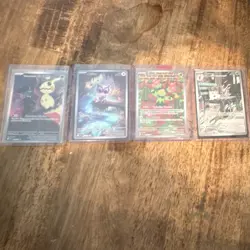 Pokemon TCG Crown Zenith Holo Full Art 4-Card Lot: Mimikyu +3 (238/227) - Image 1