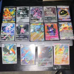 Nintendo Pokemon TCG Crown Zenith 14-Card Lot Holo Full Art English Pyroar - Image 2