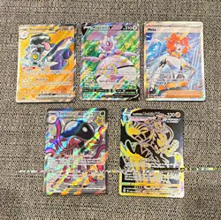 Pokemon TCG Full Art Holo 5-Card Lot Revavroom ex Magearna V Mela - Image 1