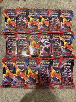 🔥Pokemon TCG Lot Of 18 Destined Rivals Sleeved Booster Packs New Sealed - Image 1